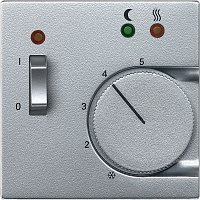 Лицевая панель Schneider Electric Merten System M для терморегулятора алюминий